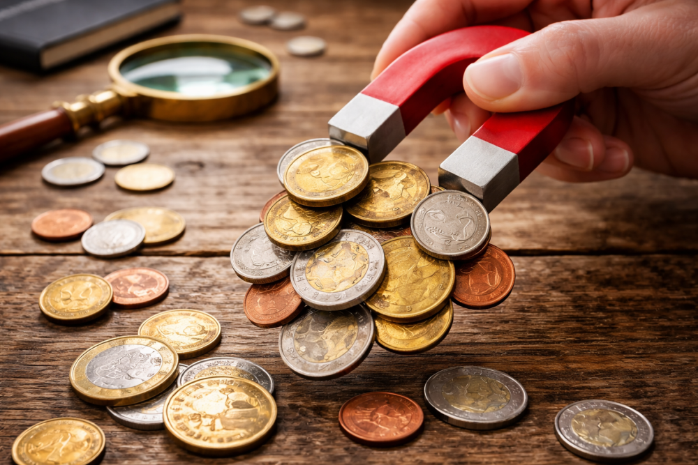 Які монети притягуються магнітом: повний перелік та причини магнетизму