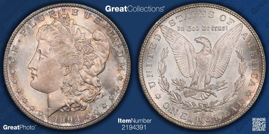 Король доларів Моргана на аукціоні GreatCollections