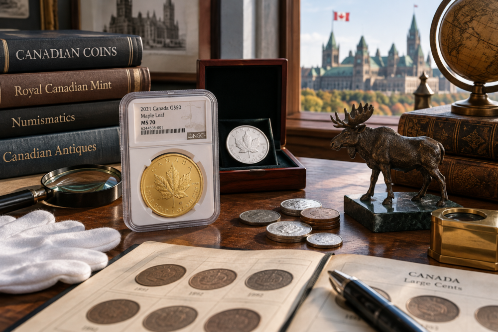 Канадські колекційні монети Maple Leaf та антикваріат для інвестування