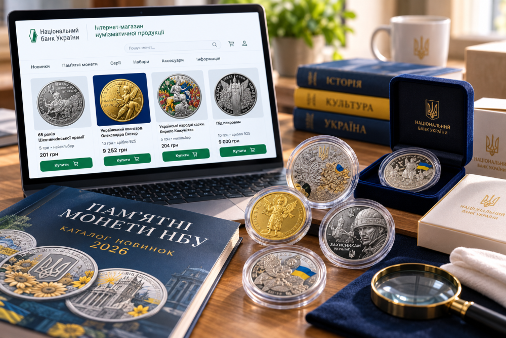 Пам’ятні монети НБУ: як купити, скільки коштують і каталог новинок 2026