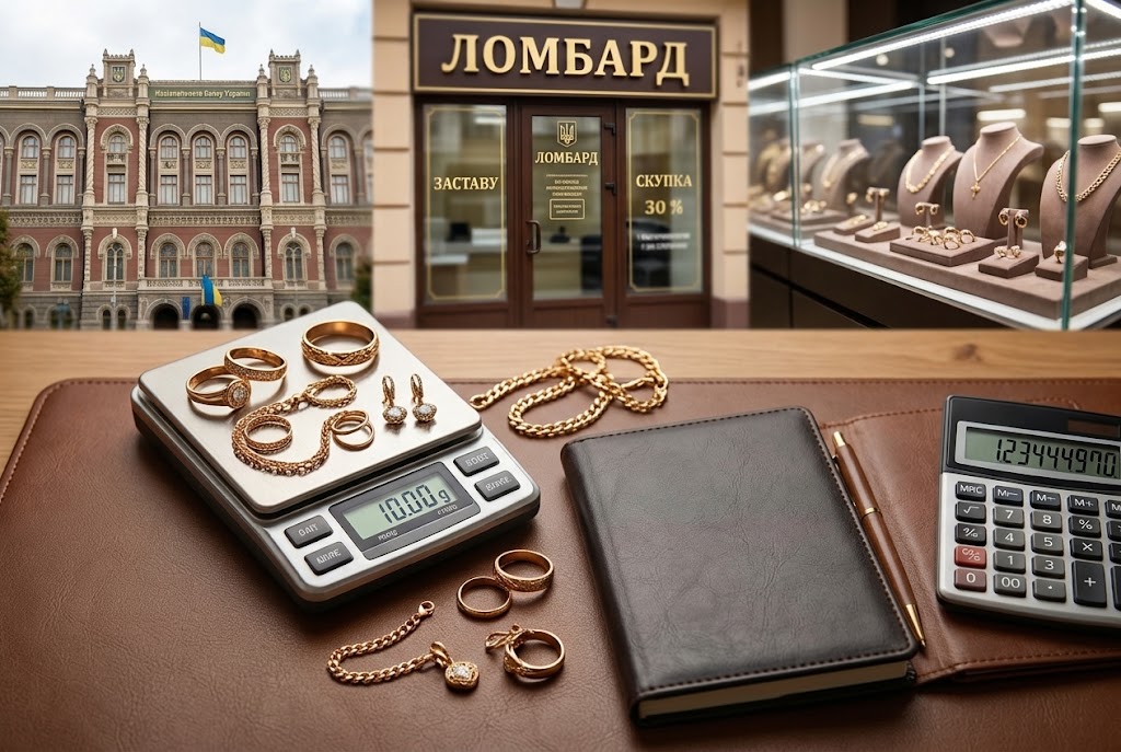 Скільки коштує грам золота 585 проби у 2026 році: ціна НБУ, ломбарду й магазину
